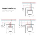 Interruptor Sonoff M5 1 Gang Matter Gris