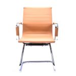 Asiento De Visita Base Fija Stripes Beige
