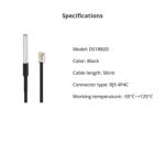 Sensor Sonoff Ds18b20 Temperatura Rj9 1,5mts