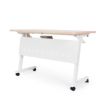 Escritorio Plegable Con Ruedas Flex I Blanco