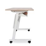Escritorio Plegable Con Ruedas Flex I Blanco