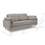 Sofa Taurus 3 Cuerpos Beige