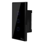 Interruptor De Pared Sonoff 3 Bot Wifi + 433 Mhz