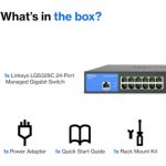 Switch Linksys Lgs328c 24pt Gbit Adm 10G 4sfp+