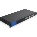 Switch Linksys Lgs124p 24pt Gbit Poe