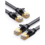 Cable De Red Ugreen Cat7 2 Metros Plano Negro