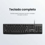 COMBO UGREEN TECLADO + MOUSE MEMBRANA INGLÉS