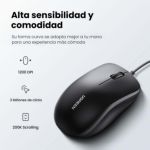 COMBO UGREEN TECLADO + MOUSE MEMBRANA INGLÉS
