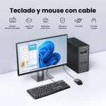 COMBO UGREEN TECLADO + MOUSE MEMBRANA INGLÉS