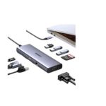 Ugreen Hub 4k Tipoc Usb 9 en 1/hdmi/vga/rj45/sd/pd