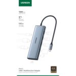 Ugreen Hub 4k Tipoc Usb 9 en 1/hdmi/vga/rj45/sd/pd