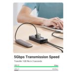 Hub Ugreen Usb-a 3.0/7 Puertos/5gbps