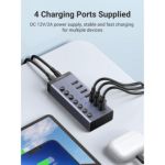 Hub Ugreen Usb-a 3.0/7 Puertos/5gbps
