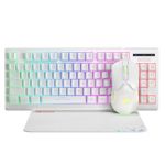 Combo Marvo Cm310 Teclado In + Mouse + Pad Wh