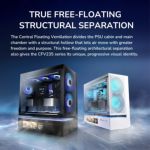 Gabinete Cougar Cfv235 Mesh Vision White