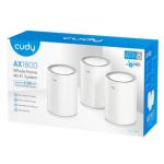 Mesh Cudy Wifi 6 Ax1800 2 Puertos Gigabit (3 Pack)