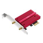 Adapt Cudy Pcie Wifi6e Ax5400+bt5.2 Tri Band+ant