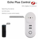 Enchufe 3 En Linea Con 2 Usb Zigbee Tuya 2200w