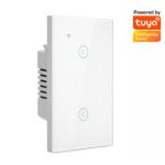 Interruptor De Pared Tactil 2 Bot. Wifi Tuya Smart