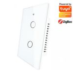 Interruptor Tactil De Pared 2 Botones Zigbee3.0 W