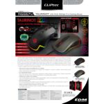 Mouse Cliptec 574 Taurinot Black
