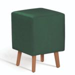 Puff Cube Velvet Verde