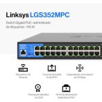 Switch Linksys 48 Puertos Gigabit Poe+