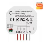 Switch Oculto 3 Botones Wifi Tuya Smart