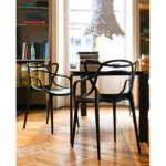 Silla Loop Apilable Negro